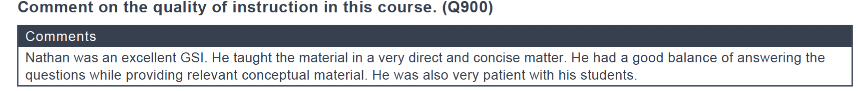 Student comments from Econ 102 Fall 2023